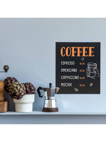 Securit 2-delige set: schoolbord "Square" en krijtstift - (B)29,8 x (H)34,7 x (D)0,30 cm