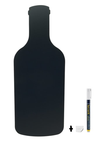 Securit 2-delige set: schoolbord "Bottle" en krijtstift - (B)44,5 x (H)49,7 x (D)0,30 cm