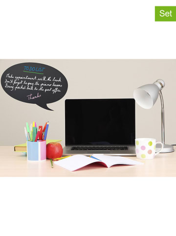 Securit 2tlg. Set: Wandtafel "Bubble" und Kreidemarker - (B)47 x (H)27,3 x (T)0,30 cm