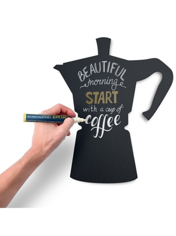 Securit 2-delige set: schoolbord "Moka" en krijtstift - (B)29 x (H)39 x (D)0,30 cm