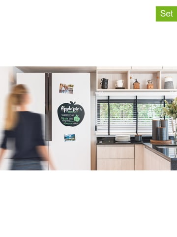 Securit 2tlg. Set: Wandtafel "Apple" und Kreidemarker - (B)29,1 x (H)31,6 x (T)0,30 cm