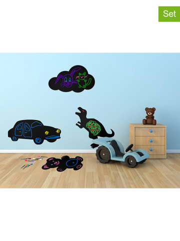 Securit 2tlg. Set: Wandtafel "Bear" und Kreidemarker - (B)29,7 x (H)40,2 x (T)0,30 cm