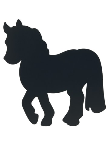 Securit 2tlg. Set: Wandtafel "Horse" und Kreidemarker - (B)28,2 x (H)33,2 x (T)0,30 cm