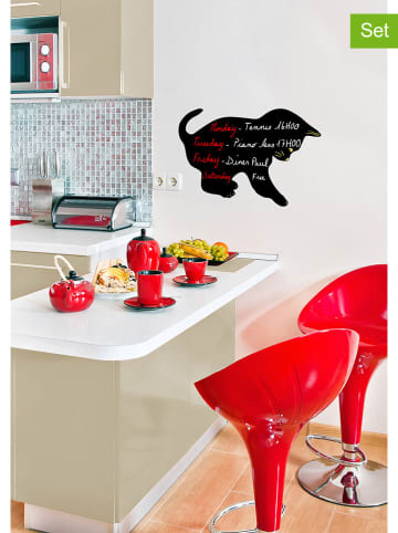 Securit 2-delige set: schoolbord "Cat" en krijtstift - (B)48 x (H)28,8 x (D)0,30 cm