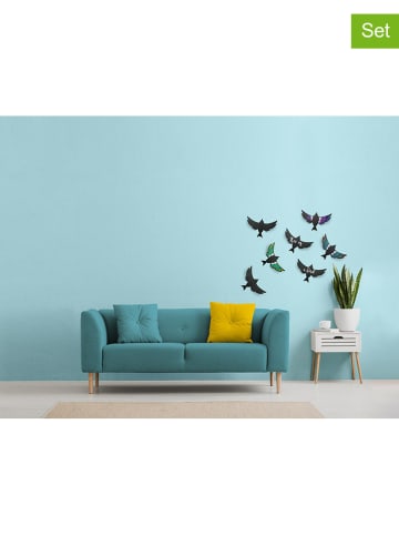 Securit 8tlg. Set: 3D-Wandtafeln "Bird" und Kreidemarker