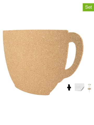 Securit 2tlg. Set: Korkbrett "Cup" und Stecknadeln - (B)30 x (H)40,7 x (T)0,50 cm