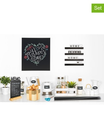 Securit 8-delige set: schoolbordstickers "Oval" - (B)8 x (H)4,7 cm