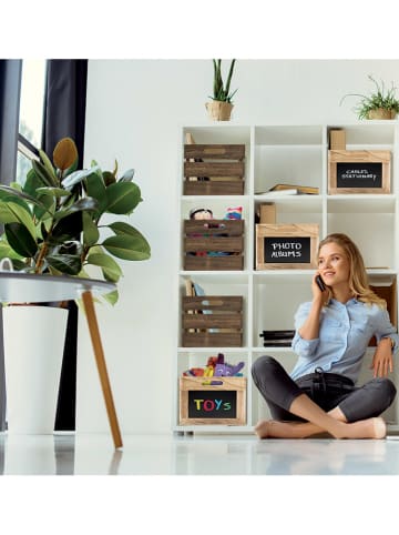 Securit Pudełko w kolorze jasnobrązowym - 35 x 21 x 28,3 cm