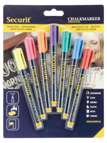 Securit Flüssige Kreidemarker "Securit®" in Bunt - 7 Stück