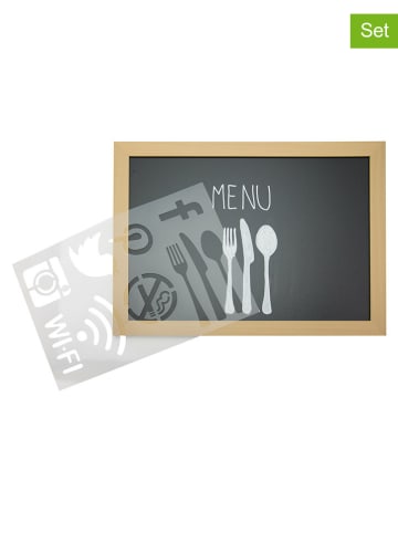 Securit Sjablonenset - 6 stuks - (B)32 x (H)22 cm