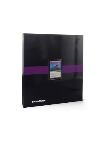 LEUCHTTURM1917 Verzamelkaartenalbum "Pro - Fantasy'' zwart/paars - (L)32,5 x (B)30 cm