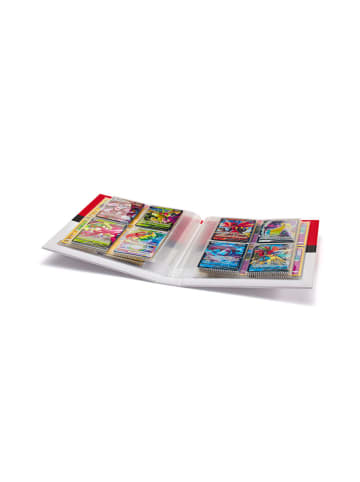 Leuchtturm Sammelkarten-Album ''Pro Small - Gaming'' in Rot/ Weiß - (L)22,5 x (B)20 cm