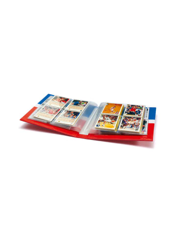 Leuchtturm Verzamelkaartenalbum "Pro Small - Sport'' rood/blauw - (L)22,5 x (B)20 cm
