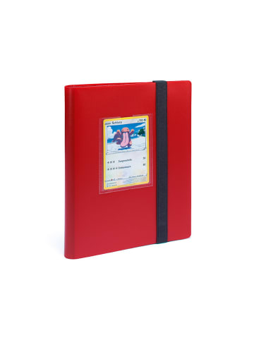 LEUCHTTURM1917 Verzamelkaartenalbum "Slim Small - Gaming'' rood - (L)21 x (B)18 cm