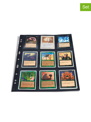 LEUCHTTURM1917 Verzamelkaarthoezen "Grande Easy" zwart - 5 stuks