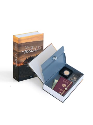 Leuchtturm Boekenkluis ''Toscana'' meerkleurig - (B)24 x (H)5,5 x (D)15,5 cm