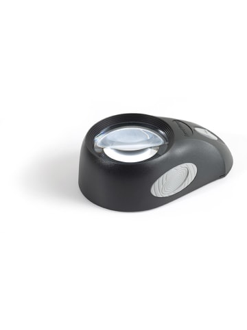 Leuchtturm Lupa stojąca LED w kolorze czarnym - 9,5 x 4,7 x 14 cm