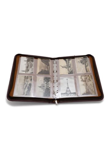 Leuchtturm Ringbandmap "Kurt" bruin - (L)35 x (B)27 cm