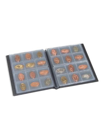 Leuchtturm Souveniermuntenalbum zwart - (L)20,5 x (B)15,5 cm