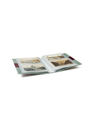 Leuchtturm Album w kolorze beżowo-bordowym na pocztówki - 23,5 x 19,2 cm
