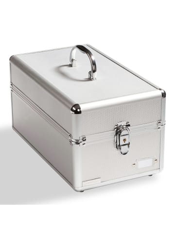 LEUCHTTURM1917 Sammelkoffer ''Multi'' in Silber - (B)25 x (H)21,5 x (T)36,5 cm