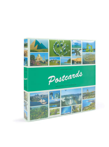 Leuchtturm Ansichtkaartenalbum groen/meerkleurig - (L)37,5 x (B)34,3 cm