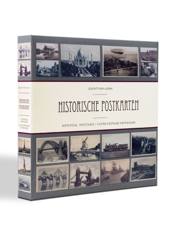 LEUCHTTURM1917 Postkartenalbum in Grau - (L)37,5 x (B)34,3 cm