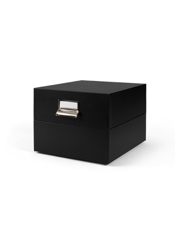 LEUCHTTURM1917 Archiefbox "Logic" zwart - (B)23 x (H)17,3 x (D)27 cm