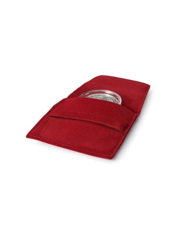 Leuchtturm 2-delige set: muntzakken rood - (L)8 x (B)8 cm