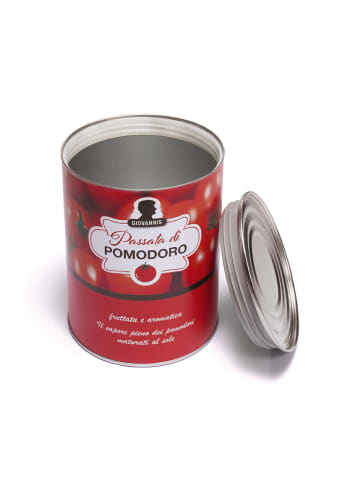 Leuchtturm Sejf-puszka "Pomodoro" w kolorze czerwonym - wys. 13 x Ø 10 cm