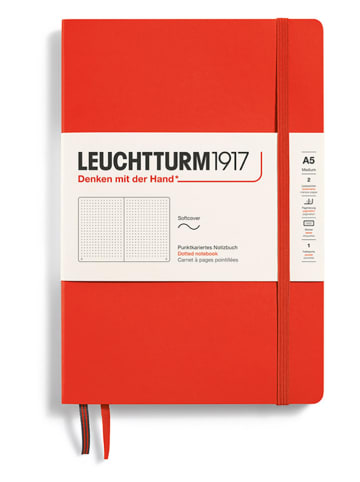 LEUCHTTURM1917 Gestipt notitieboek rood - A5