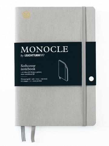 LEUCHTTURM1917 Gestipt notitieboek lichtgrijs - B6+