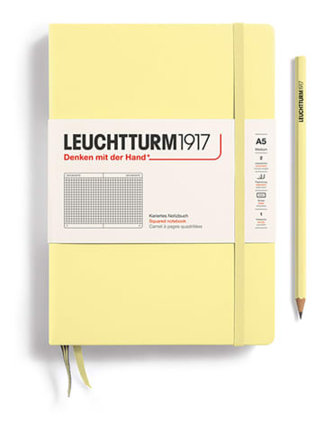 LEUCHTTURM1917 Notitieboek geel - (B)14,5 x (H)21 cm