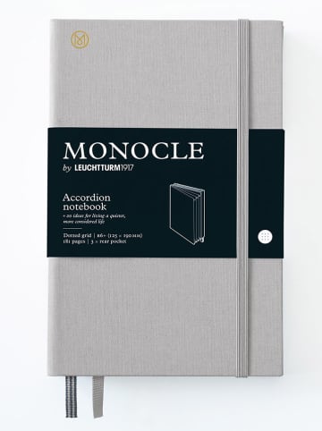 LEUCHTTURM1917 Gestipt notitieboek lichtgrijs - B6+