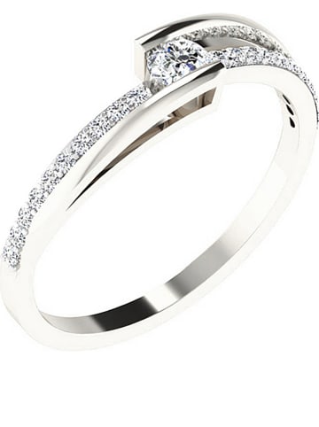 Diamant Vendôme Witgouden ring met diamanten