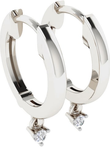 Diamant Vendôme Weißgold-Creolen mit Diamanten