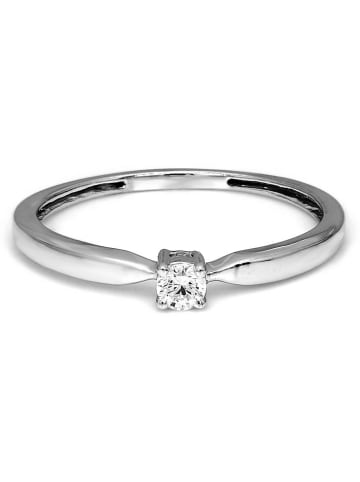 Diamant Vendôme Witgouden ring met diamant