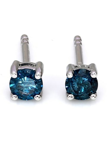 Diamant Vendôme Witgouden oorstekers met diamanten