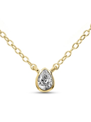 Diamant Vendôme Złoty naszyjnik z diamentem - dł. 40 cm