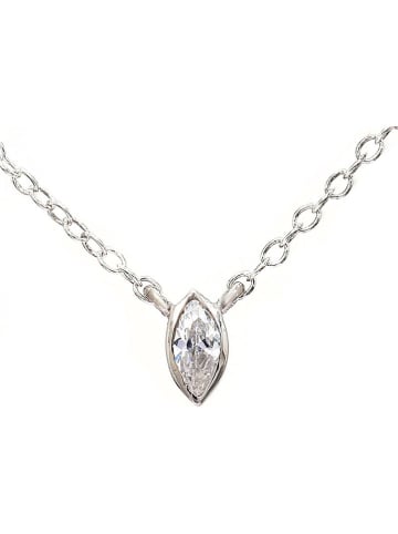 Diamant Vendôme Witgouden ketting met diamant - (L)40 cm
