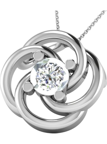 Diamant Vendôme Witgouden hanger met diamant