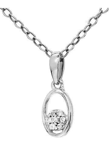 Diamant Vendôme Witgouden hanger met diamanten