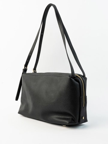 maison héritage PARIS Leren schoudertas "Toki" zwart - (B)34 x (H)18 x (D)12 cm