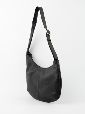 maison héritage PARIS Leren schoudertas "Rin" zwart - (B)40 x (H)33 x (D)2 cm