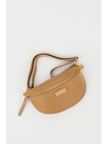 maison héritage PARIS Brustbeutel "Kimi" in Beige - (B)28 x (H)15 x (T)5 cm