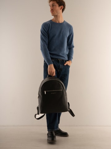 maison héritage PARIS Skórzany plecak "Jonas" w kolorze czarnym - 32 x 36 x 16 cm