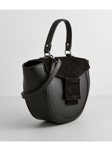 maison héritage PARIS Leren schoudertas "Votti" zwart - (B)28 x (H)21 x (D)9 cm