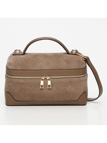 maison héritage PARIS Skórzana torebka "Simos" w kolorze jasnobrązowym - 25 x 22 x 10 cm