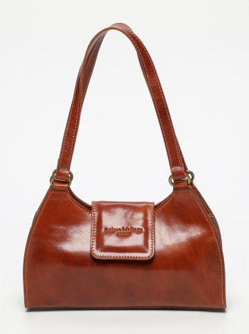 maison héritage PARIS Skórzana torebka "Alina" w kolorze jasnobrązowym - 32 x 19 x 9 cm