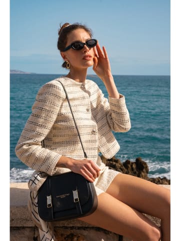 maison héritage PARIS Skórzana torebka "Tex Box" w kolorze czarnym - 25 x 19 x 9 cm